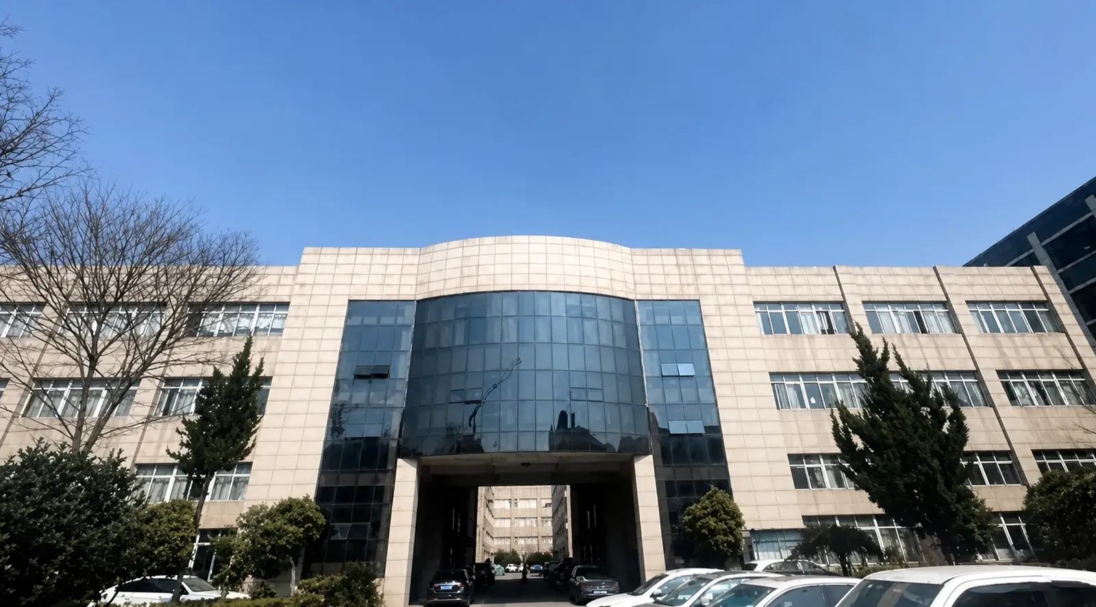 Main entrance of the Haining Danli Textile factory